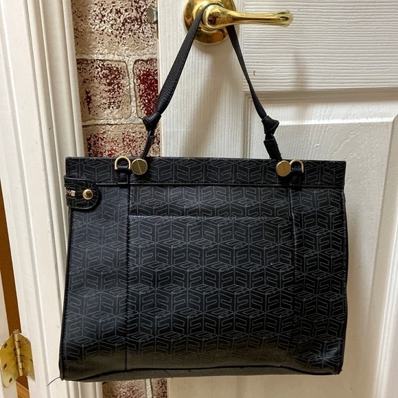 foxy carinna Handbags - FOXY Carina black purse with design